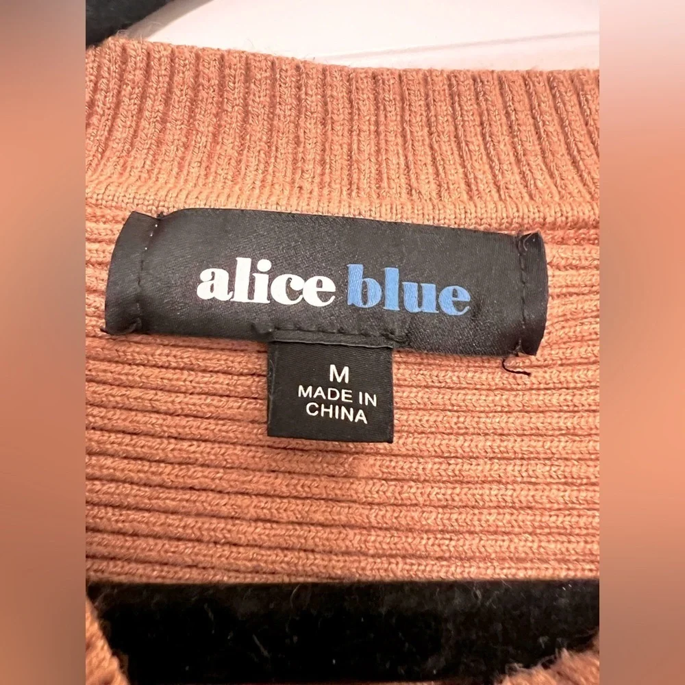 Alice Blue Women's Ribbed Sweater - Tan size medium
